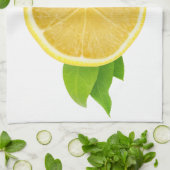 Zitronenscheibe Küchentuch (Gefaltet)