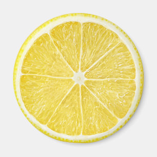 Zitronenscheibe Magnet