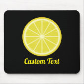 Zitronenscheibe Mousepad (Vorne)
