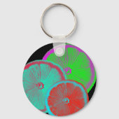 Zitronenscheibe Schlüsselanhänger (Vorderseite)