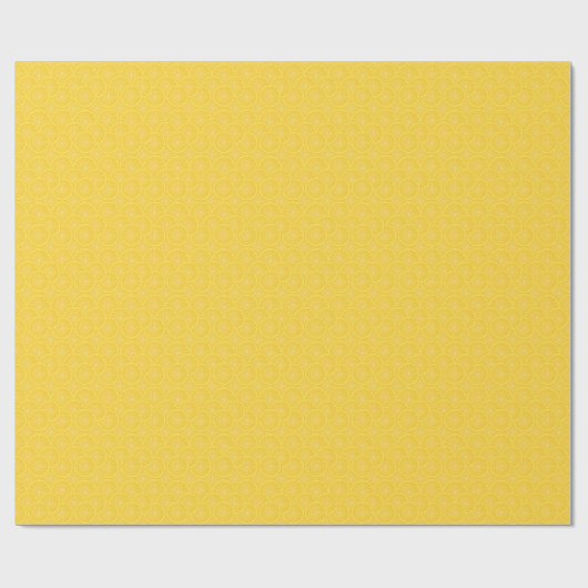 Zitronenscheibe Zitrusfrucht Gelbe Geschenkpapier (Flach)