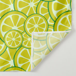 Zitronenscheibe Zitrusfrucht Kunst Gelbe Limette Z Wandteppich