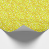 Zitronenscheiben Geschenkpapier (Ecke)