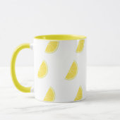 Zitronenscheiben-Muster-Tasse Tasse (Links)
