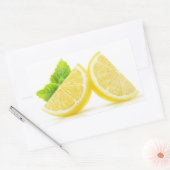 Zitronenscheiben Rechteckiger Aufkleber (Umschlag)