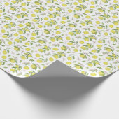 Zitronensommer Geschenkpapier (Ecke)