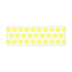 Zitronensorbet-Polka-Punkte
