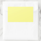 Zitronensorbet Rechteckiger Aufkleber (Tasche)