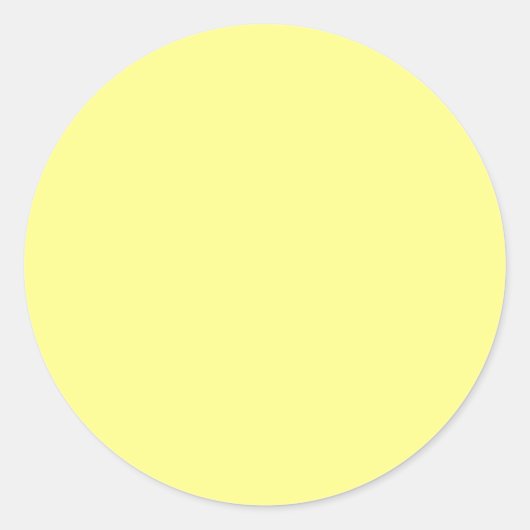 Zitronensorbet Runder Aufkleber (Vorderseite)