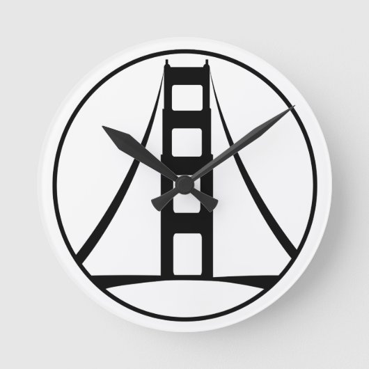 Zitronenuhr Runde Wanduhr (Vorderseite)