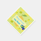 Zitronenvibes serviette (Ecke)