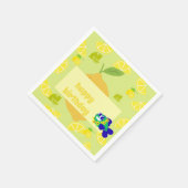 Zitronenvibes serviette (Ecke)