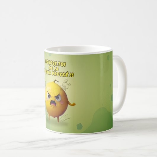 Zitronenzestou Kaffeetasse (VorderseiteRechts)