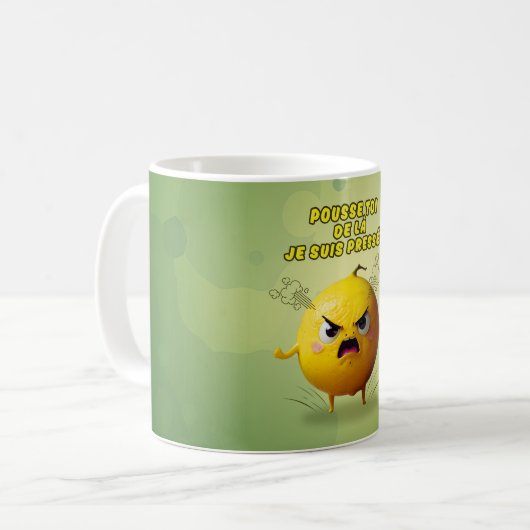Zitronenzestou Kaffeetasse (Vorderseite Links)