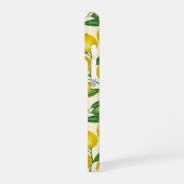 Zitronenzweige in grün und gelb iPhone hülle (Linke Seite)