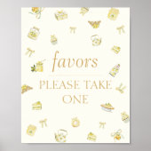 Zitrus-Bäckerei-Geschenke Poster (Vorne)