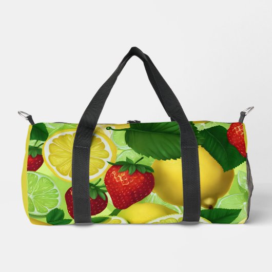 Zitrus-Beeren-Frisch Duffle Bag (Vorderseite)
