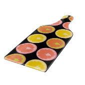Zitrus Candy Lemon Fruchtmuster Schneidebrett (Ecke)