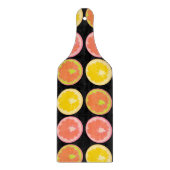 Zitrus Candy Lemon Fruchtmuster Schneidebrett (Vorderseite)