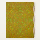 Zitrus-Damask-Mandala-Ordner Planer (Rückseite)