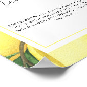 Zitrus - Erinnerungen mit der Braut Poster (Ecke)