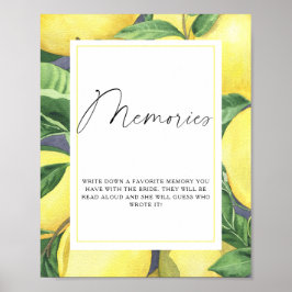 Zitrus - Erinnerungen mit der Braut Poster