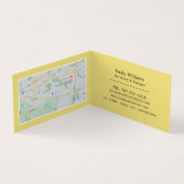 Zitrus Grapefruit-Scheiben, Saft-Bar, im Detail Visitenkarten (Innenseite)