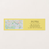 Zitrus Grapefruit-Scheiben, Saft-Bar, im Detail Visitenkarten (Innenseite Aufgefaltet)