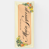 Zitrus Hochzeitsdusche Banner (Vertikal)