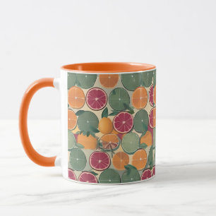 Zitrus in gedämpften Tönen Tasse