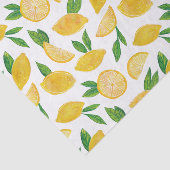 Zitrus Lemon Fruchtmuster Tissue Seidenpapier (Ausschnitt)