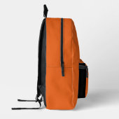 Zitrus Orange Bedruckter Rucksack (Links)