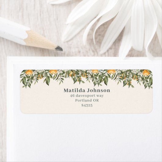 Zitrus, Orange + Blüte kleine Süsse Babydusche (Insitu)