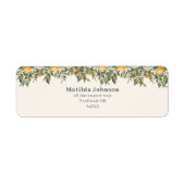 Zitrus, Orange + Blüte kleine Süsse Babydusche (Vorne)