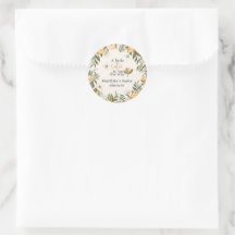 Zitrus, Orange + Blüte kleine Süsse Babydusche