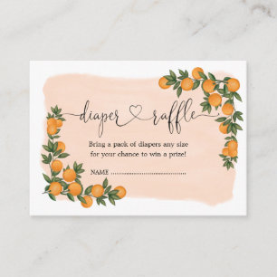 Zitrus Orange Clementine Grüne Weintraube Windeln Begleitkarte