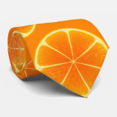 Zitrus Orange Obstschale Krawatte (Gerollt)