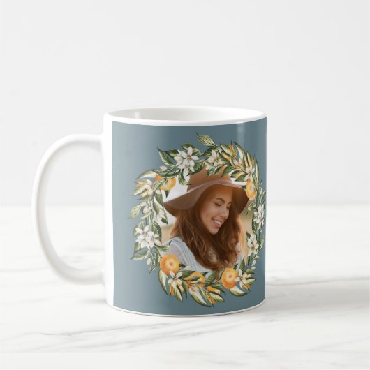 Zitrus, Orangenblüten Brautparty Party Dekoration  Kaffeetasse (Links)