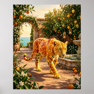 Zitrus Panther Hain Poster