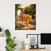 Zitrus Panther Hain Poster (Heimbüro)
