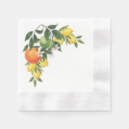 Zitrus-Papier-Serviette Serviette