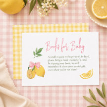 Zitrus rosa Schleife Zitrone Babyparty