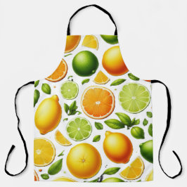 Zitrus-Schürze Zesty Citrus Harvest – Orangen- und Schürze