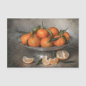 Zitrus & Silver Decoupage Seidenpapier (Vorderseite)