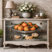 Zitrus & Silver Decoupage Seidenpapier