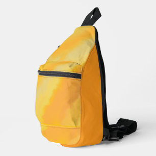 Zitrus Sonnenorange Wasserfarbe Crossbody Bag