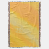 Zitrus Sonnenorange Wasserfarbe Decke (Vorderseite Vertikal)