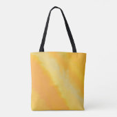 Zitrus-Sonnenorange-Wasserfarbenmuster Tasche (Rückseite)