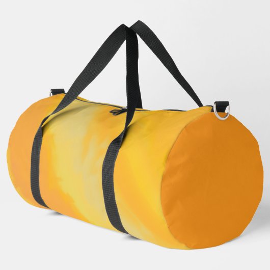 Zitrus Sonnige Orange Wasserfarbe Duffle Bag (Linke Ecke)