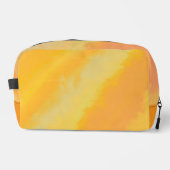 Zitrus Sonnige Orange Wasserfarbe Waschbeutel (Vorderseite)